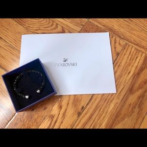 BRAND NEW SWAROVSKI BLACK CRYSTALDUST CUFF